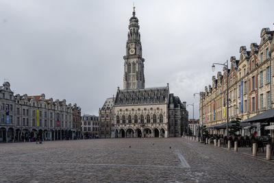 View of cathedral in city