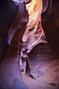 Full frame shot of canyons at desert