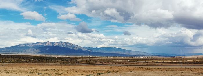 Panoramic view of landscape against sky
