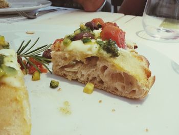 Close-up of food in plate