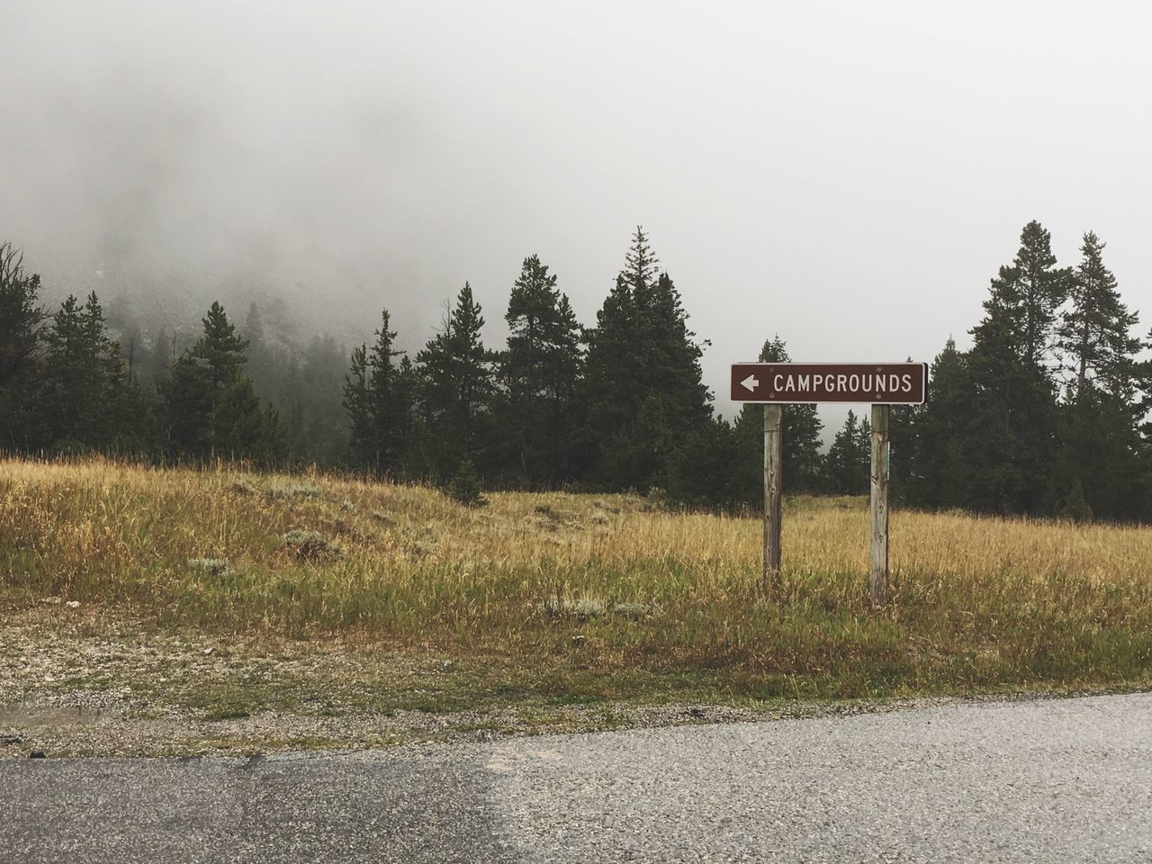 SIGNBOARD ON LANDSCAPE