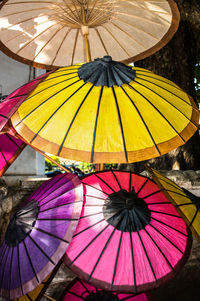 Close-up of umbrella