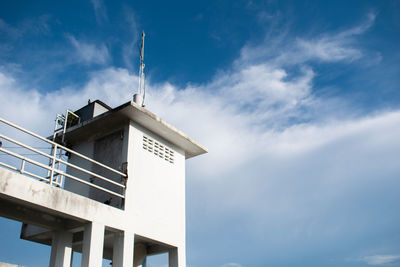 Low angle view of building against sky