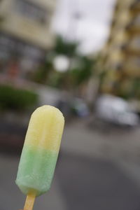 Close-up of ice cream