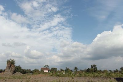 Panoramic view of landscape against sky