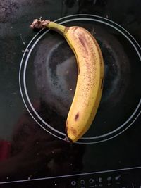 High angle view of fruit in container