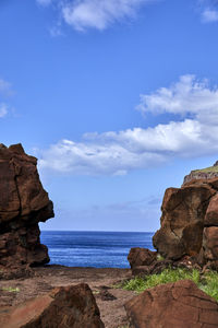 Ocean view hiking destination in lanai, hawaii