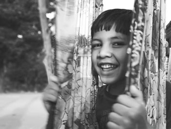 Portrait of smiling boy