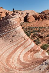 Scenic view of rock formations