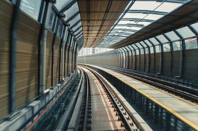 Interior on subway station