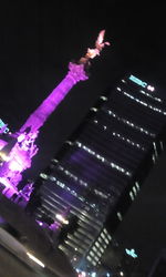 View of illuminated ferris wheel