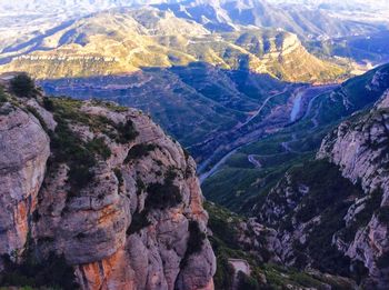 Scenic view of mountains