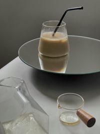 Close-up of drink on table