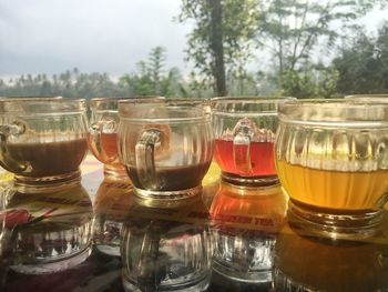 Close-up of drink on table