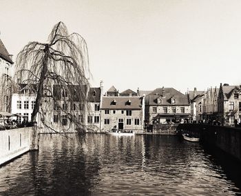 View of buildings at waterfront