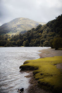 Scenic view of river against sky