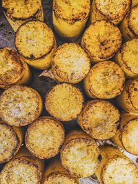 Full frame shot of pumpkins for sale