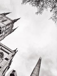Low angle view of building against sky