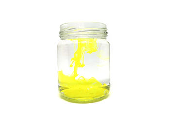 Close-up of drink against white background