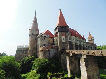 Low angle view of historical building