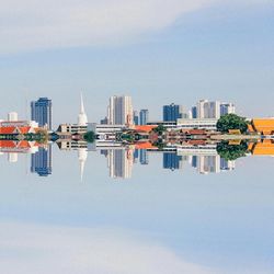 Buildings against sky