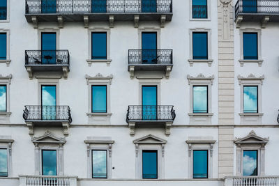 Low angle view of residential building