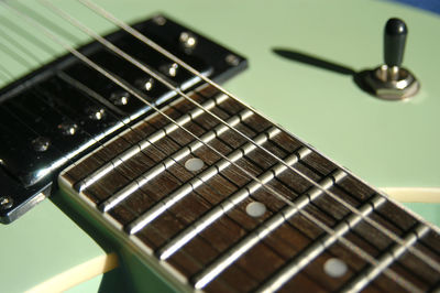 Close-up of guitar