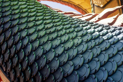 Close-up of wicker basket at market stall