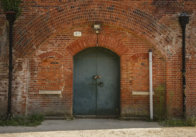 Entrance of building