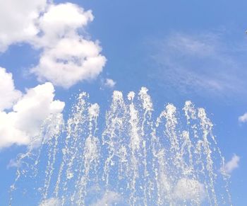 Low angle view of clouds in sky