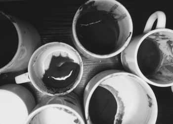 Close-up of objects on table