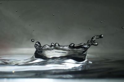 Close-up of water splashing