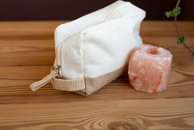 Close-up of food on table