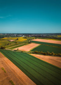 German fields on a sunny day