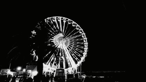 Low angle view of ferris wheel