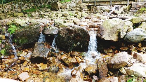 View of waterfall