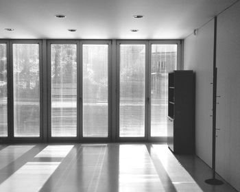 Empty corridor of building