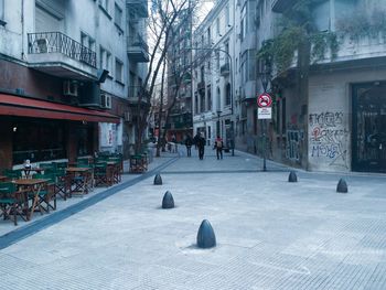 City street with buildings in background