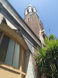 Low angle view of building against sky