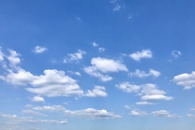 Low angle view of clouds in sky