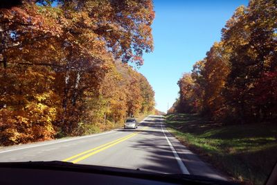 Road passing through landscape