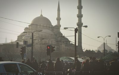 View of built structure in city