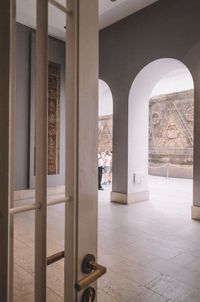 Entrance of historic building