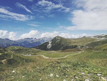 Scenic view of landscape against sky