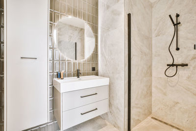 Interior of bathroom