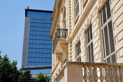 Low angle view of building against sky