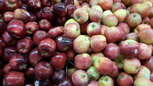 Full frame shot of apples