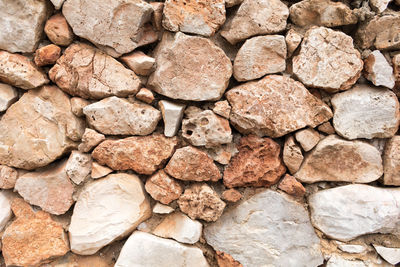 Full frame shot of stone wall