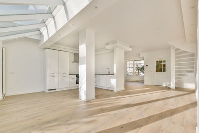 Interior of empty bedroom