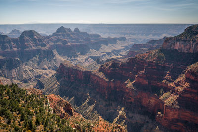 High angle view of landscape